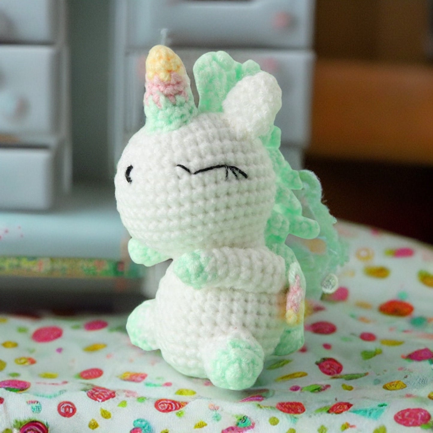 Handmade Finished Crochet Unicorn | Mini Unicorn Plush | Handmade Unicorn Toy | Unicorn Stuffed Animal | Eco-Friendly | Car Ornament