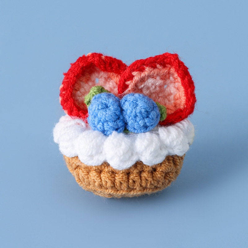 Handmade Finished Crochet Doll Food | Mini Food Plush | Crochet Dessert | Baby Food Toy | Crochet Dim Sum | Crochet Burger | Crochet Hot Dog