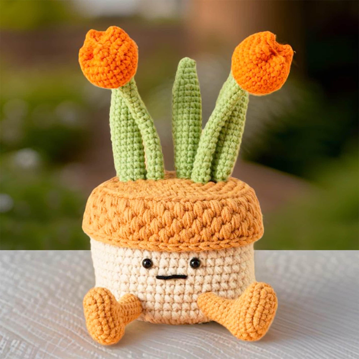 Handmade Tulip Plush Pot: Jewelry Box, Phone Holder & Organizer