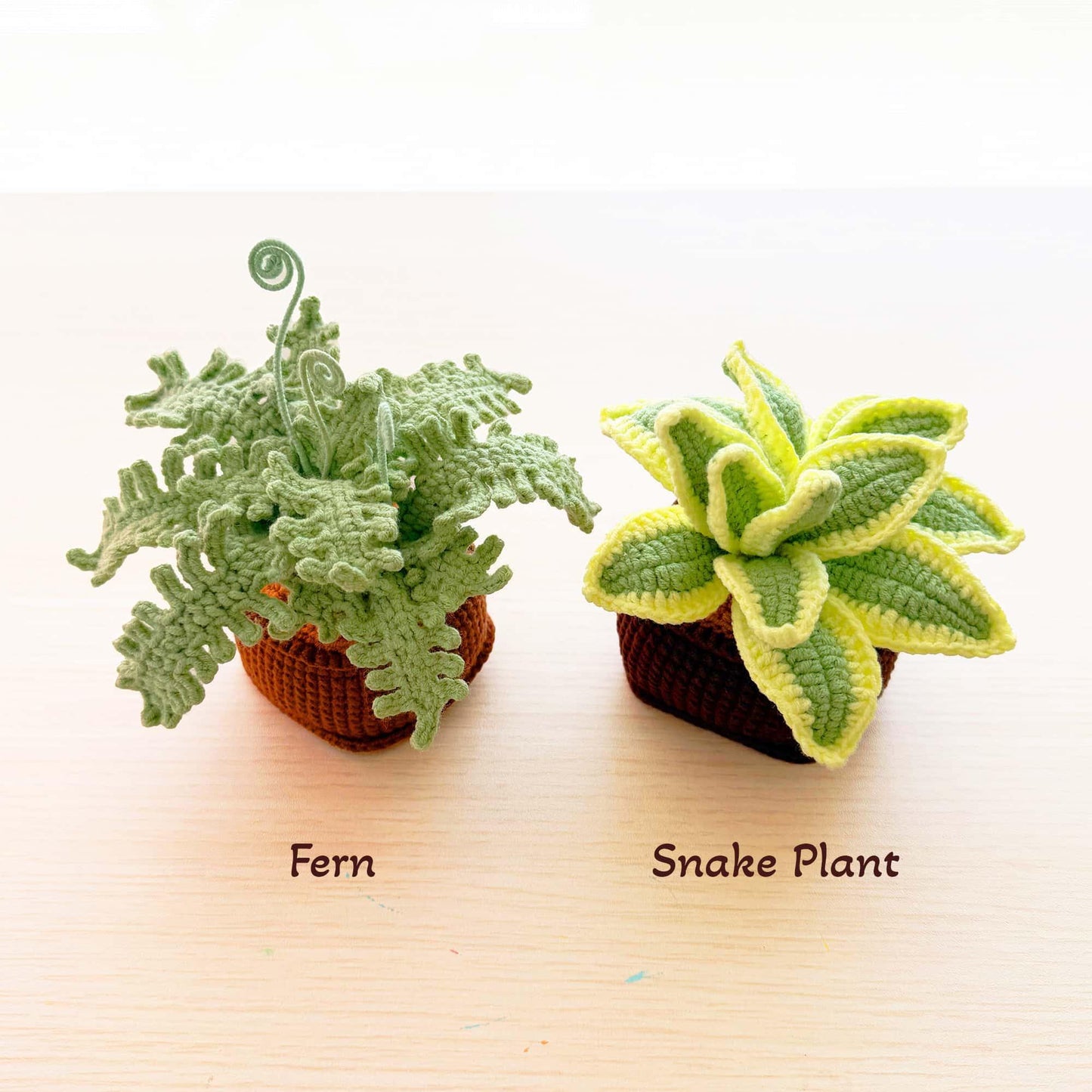Handmade Crochet Plant Set | Mint | Monstera | Succulent | Fern | Snake Plant | Houseplant Gift | Crochet Home Decor | Indoor Garden Art