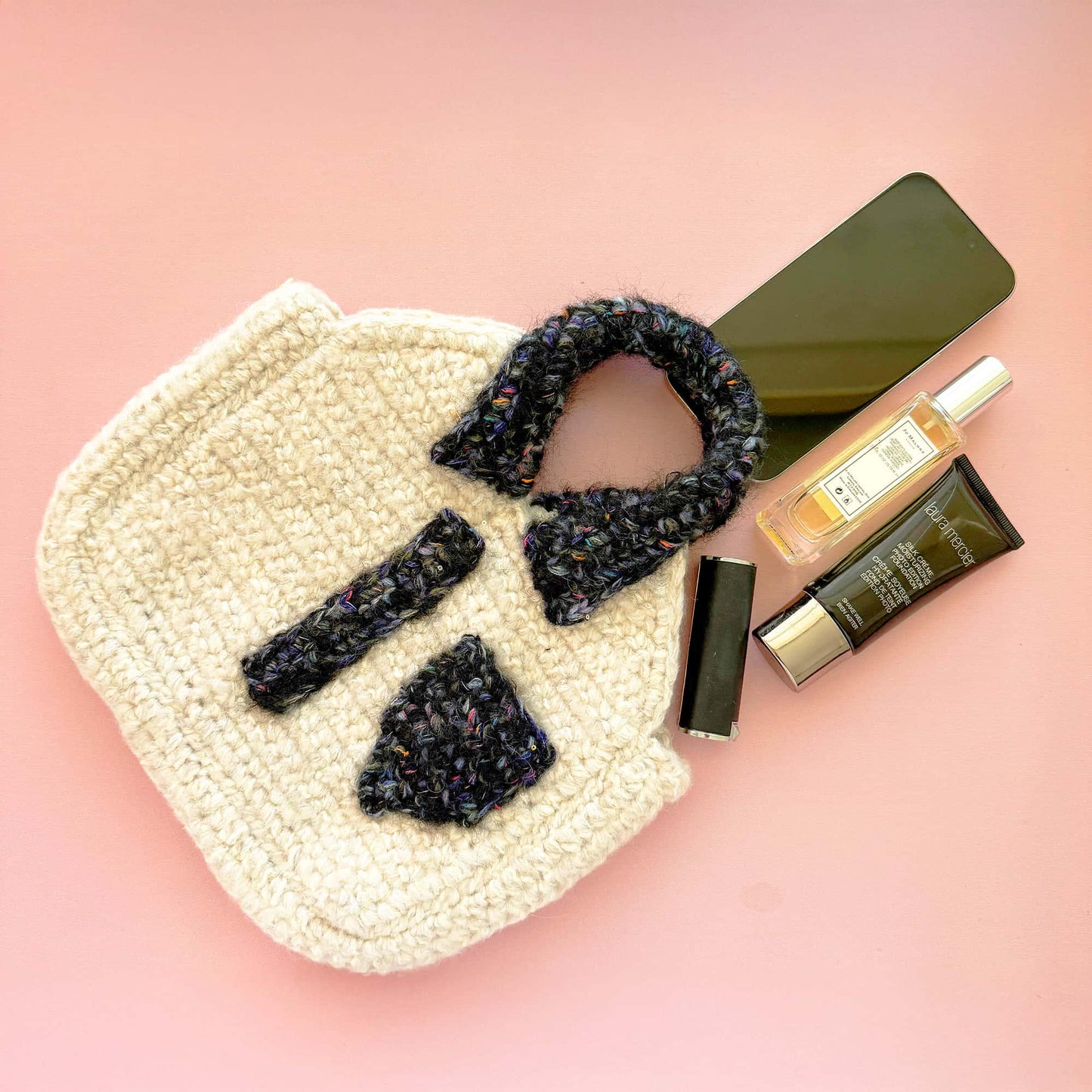 Crochet Shirt Bag: Handmade Yarn Clutch, Funky Fashion