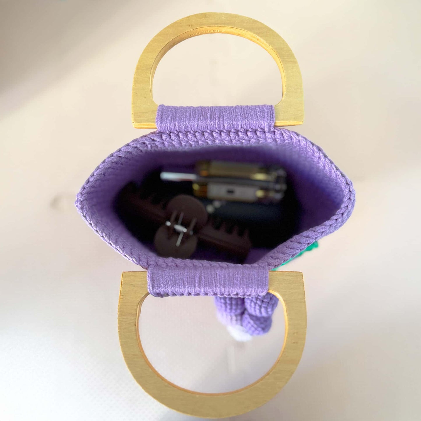 Handmade Crochet Grape Bag | Purple Crochet Tote | Fruit Design Purse | Cute Handbag | Knitted Grape Pouch | Unique Gift | Yarn Purse