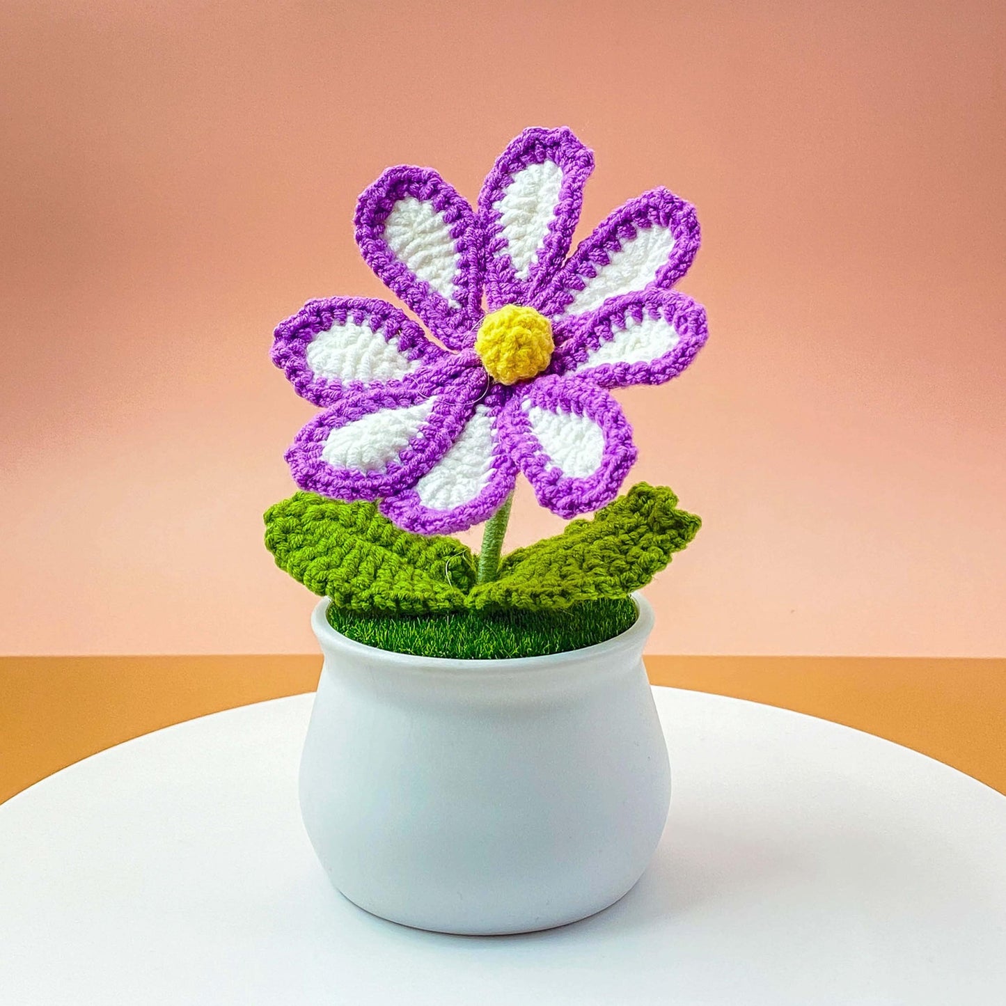 Handmade Crochet Cosmos Daisy Pot | Daisy Decor | Cute Crochet Flower | Spring Home Decor | Crochet Flowers | Gift for Her