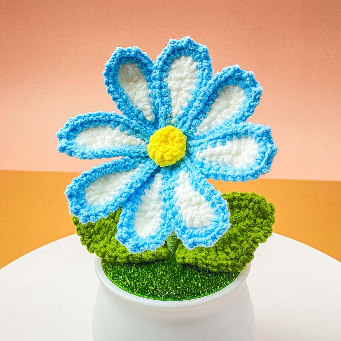 Handmade Crochet Cosmos Daisy Pot | Daisy Decor | Cute Crochet Flower | Spring Home Decor | Crochet Flowers | Gift for Her