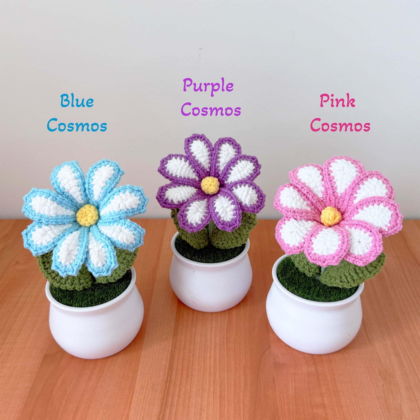 Handmade Crochet Flowers | Rose | Sakura | Daisy | Lemon | Lavender | Lily | Avocado | Lotus | Gifts under 15 dollars | Birthday Christmas