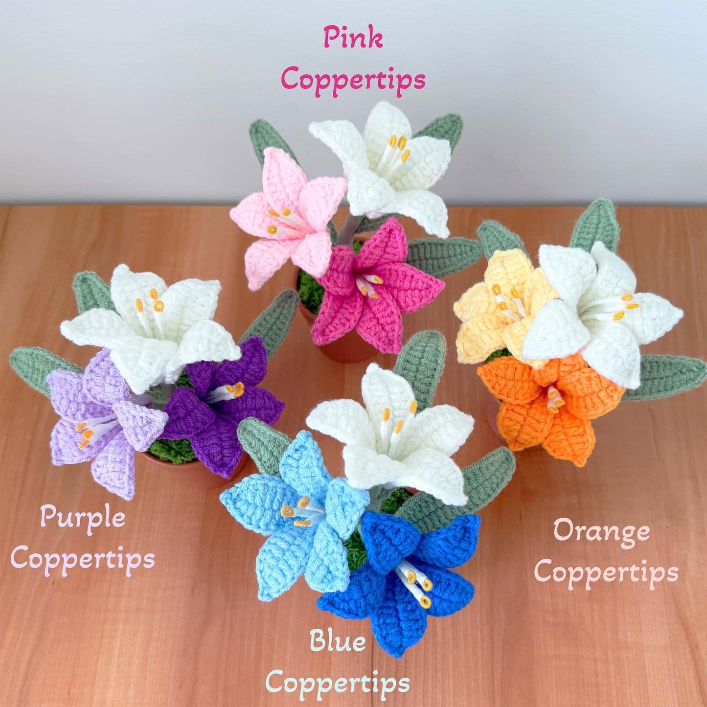 Handmade Crochet Flowers | Rose | Sakura | Daisy | Lemon | Lavender | Lily | Avocado | Lotus | Gifts under 15 dollars | Birthday Christmas