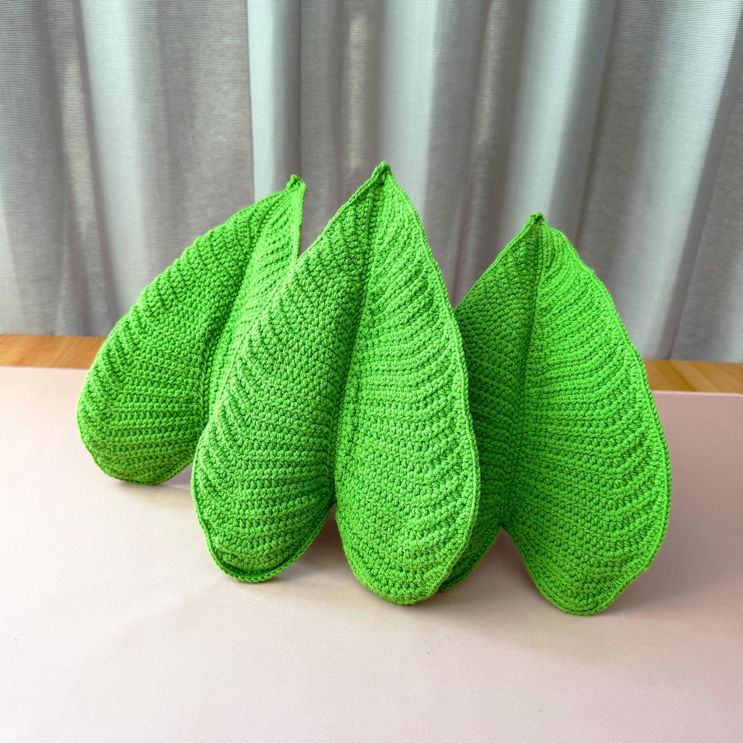Handmade Crochet Elephant Ear Plant | Green Leaf Decor | Yarn Houseplant | Crochet Leaves | Botanical Decor | Indoor Plant | Home Decor
