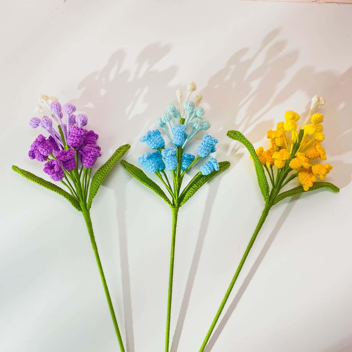 Handmade Crochet Hyacinth Stems (no vase) | Snap Dragon | Spring Floral Decor | Yarn Flower Gift | Cute Crochet Bloom | Table Accent