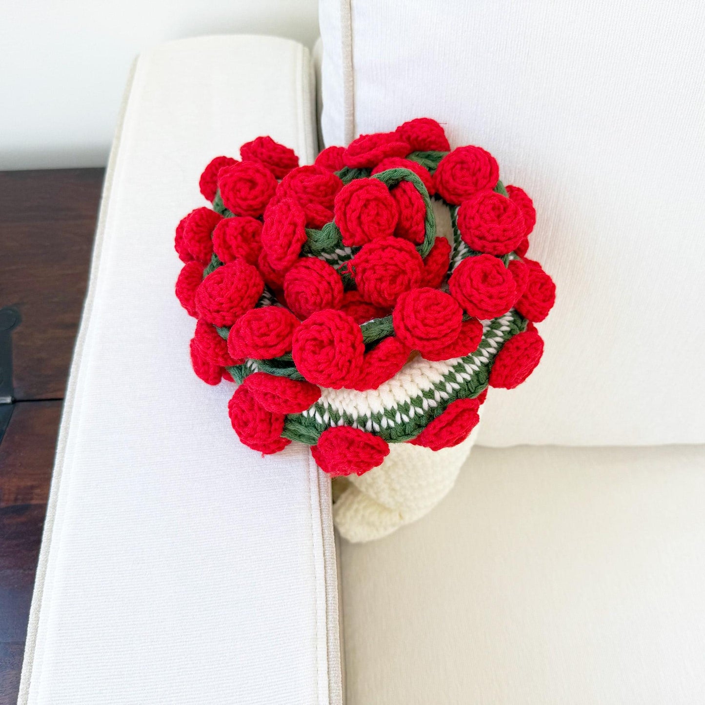Handmade Crochet Blanket Bouquet | Flower Blanket | Convertible Baby Blanket | Cute Gift for Mom | Nursery Decor | Cozy Throw