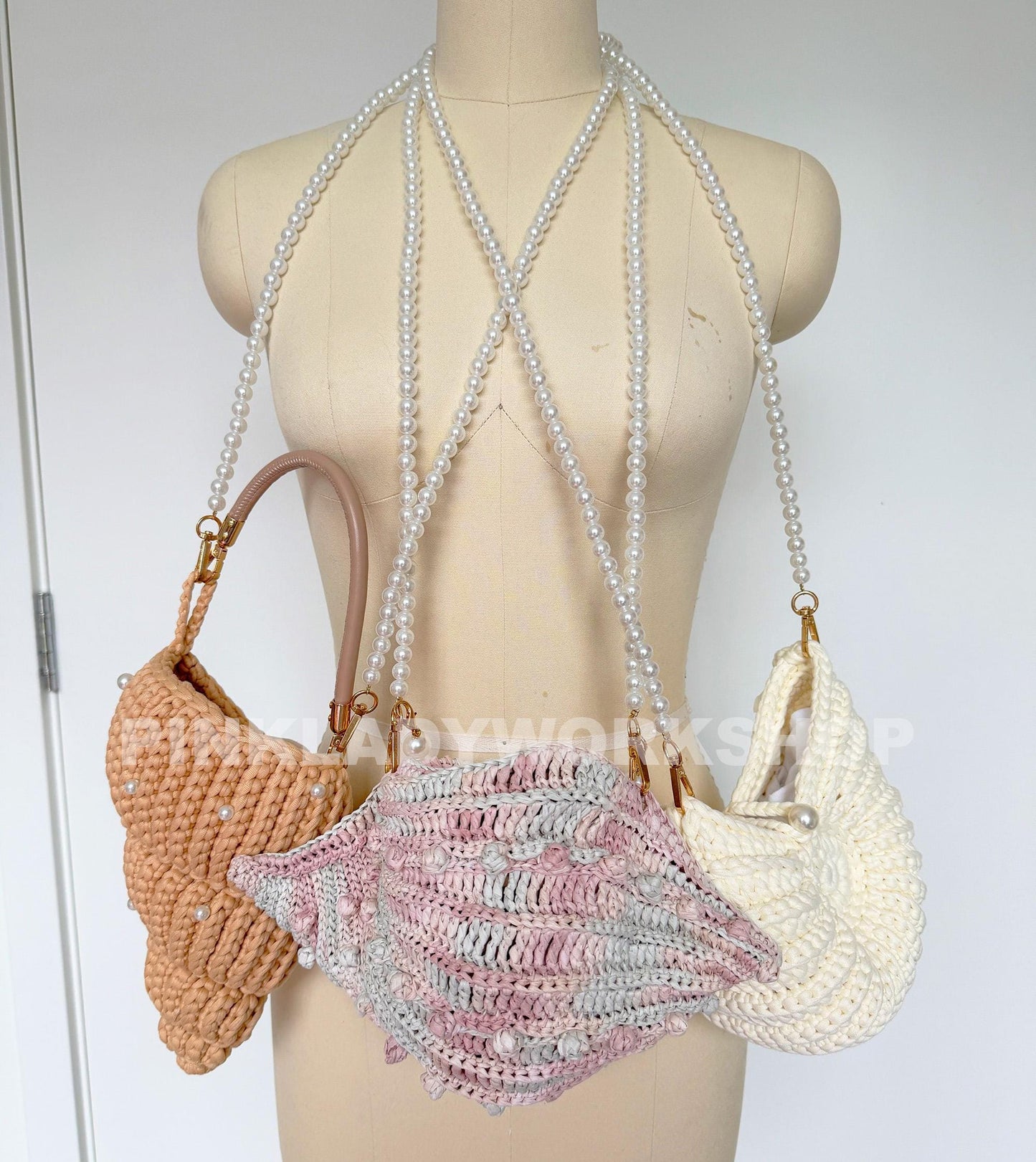 Handmade Crochet Spiral Shell Bag | Purse | Beachy Boho Bag | Cute Crossbody Accessory | Summer Fashion | Crochet Shoulder Bag | Gift Idea