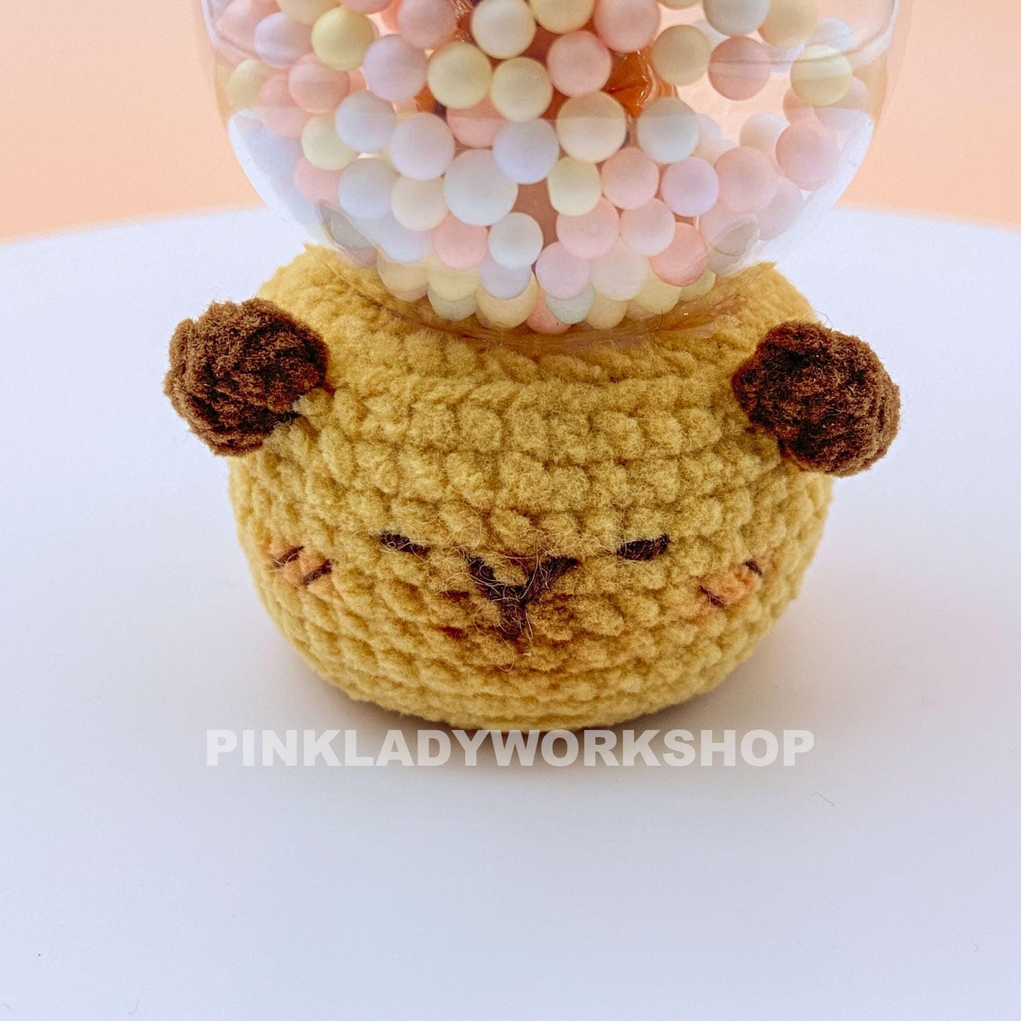 Crochet Animal Snow Globe | Kawaii Plush Snow Globe | Cute Capybara & Duck Decor | Christmas Gift | Handmade Ornament | Pastel Decor