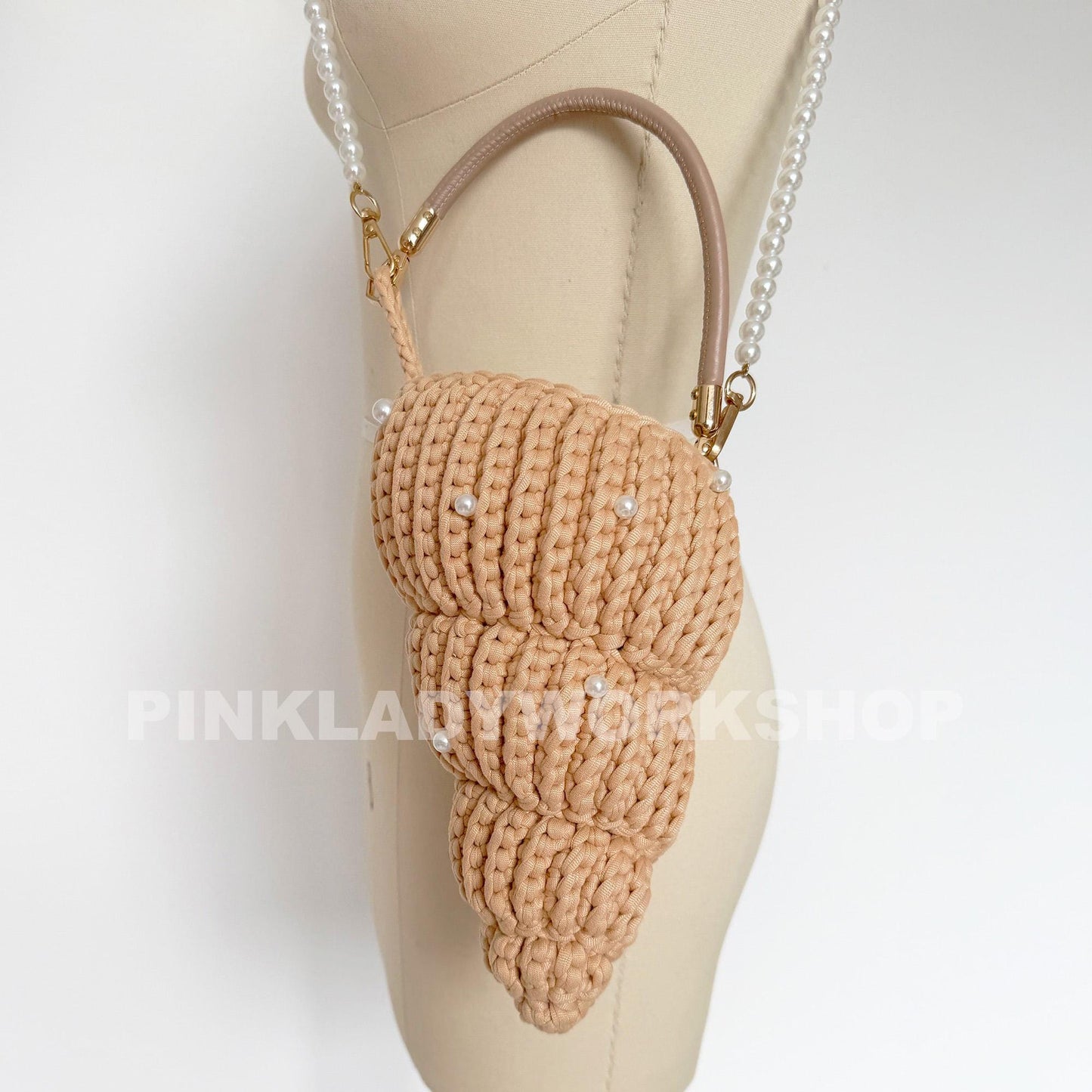 Handmade Crochet Spiral Shell Bag | Purse | Beachy Boho Bag | Cute Crossbody Accessory | Summer Fashion | Crochet Shoulder Bag | Gift Idea