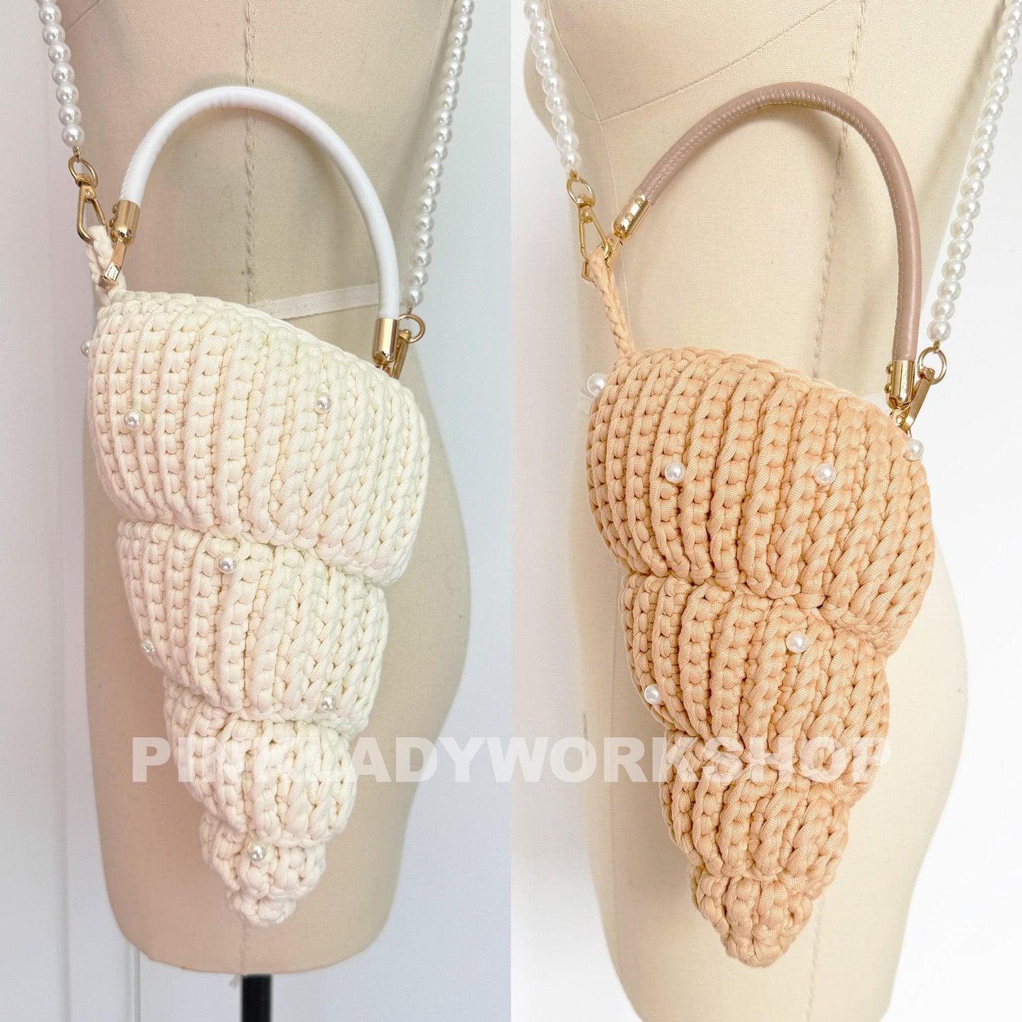 Handmade Crochet Spiral Shell Bag | Purse | Beachy Boho Bag | Cute Crossbody Accessory | Summer Fashion | Crochet Shoulder Bag | Gift Idea