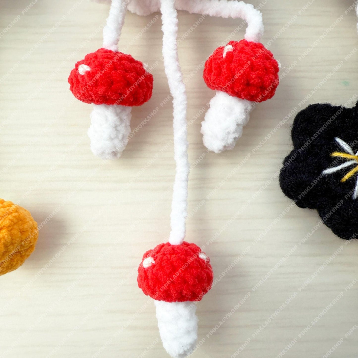 Handmade Crochet Ghost Keychain | Bag Charm | Car Decor