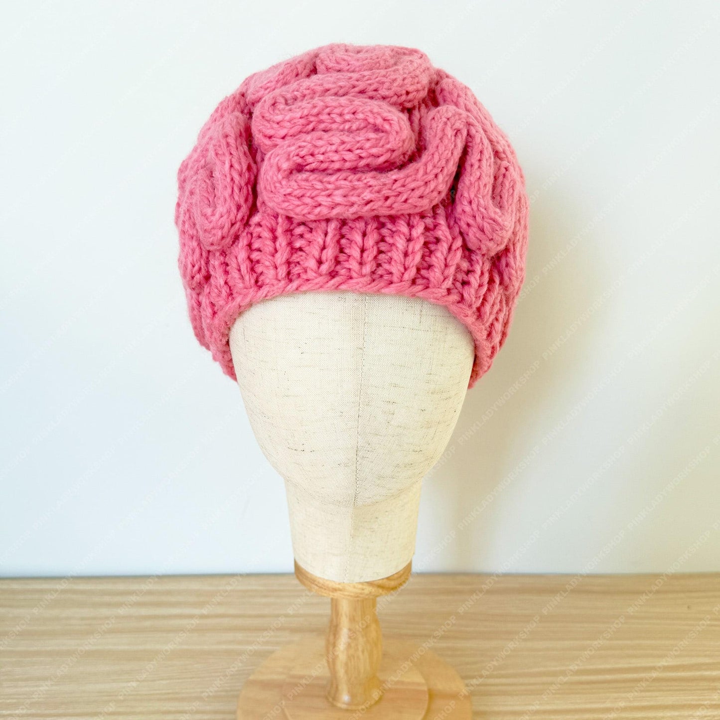 Crochet Brain Hat | Pink Brain Beanie | Funny Handmade Hat | Unique Costume Accessory