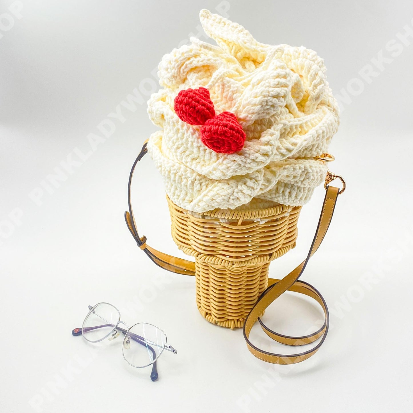 Pre-order Crochet Ice Cream Purse | Handmade Kawaii Summer Bag