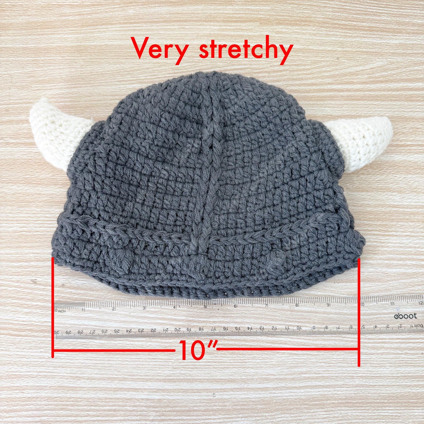 Crochet Viking Hat with Beard | Handmade Horned Helmet Beanie | Norse Costume Hat | Viking Beard Hat | Halloween Cosplay Knit Cap