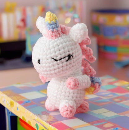 Handmade Finished Crochet Unicorn | Mini Unicorn Plush | Handmade Unicorn Toy | Unicorn Stuffed Animal | Eco-Friendly | Car Ornament