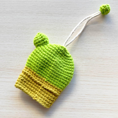 Handmade Crochet Cactus Keychain | Key Cover Case | Green Cute Bag Charm | Kawaii Gift for Girlfriend | Birthday | Graduation | Christmas