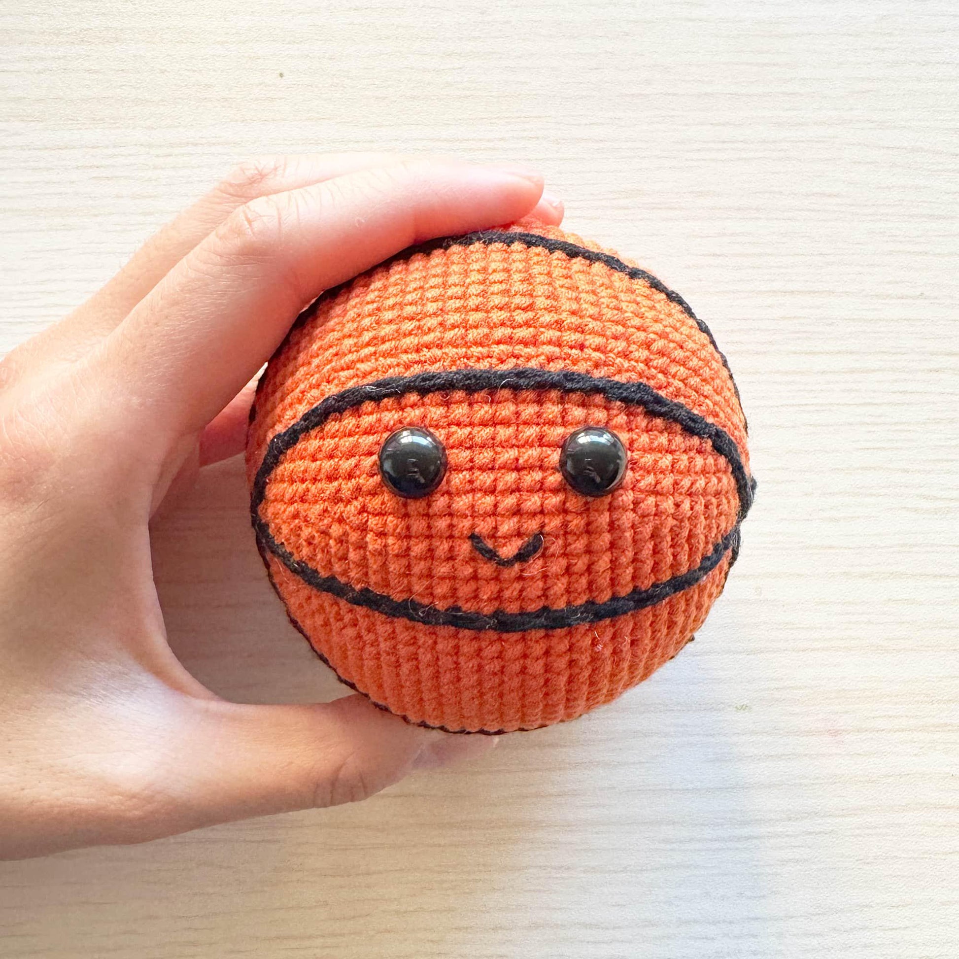 Handmade Crochet Sports Toy Set: Baseball, Football, Basketball