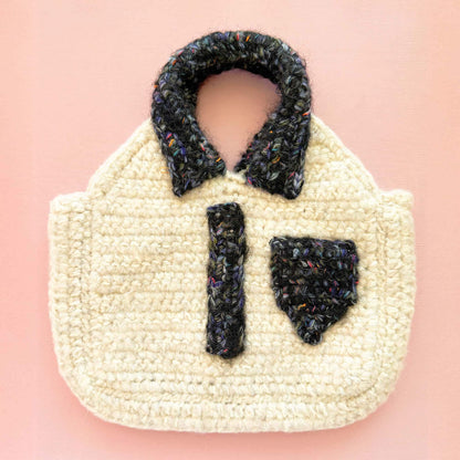 Crochet Shirt Bag: Handmade Yarn Clutch, Funky Fashion