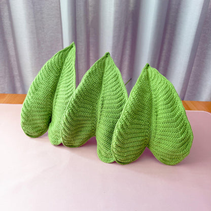 Handmade Crochet Elephant Ear Plant | Green Leaf Decor | Yarn Houseplant | Crochet Leaves | Botanical Decor | Indoor Plant | Home Decor