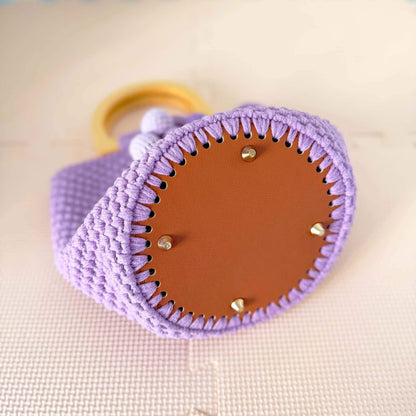 Handmade Crochet Grape Bag | Purple Crochet Tote | Fruit Design Purse | Cute Handbag | Knitted Grape Pouch | Unique Gift | Yarn Purse