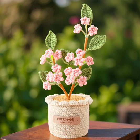 Handmade Crochet Baby’s Breath Pot | Gypsophila Decor | Cute Crochet Flower | Spring Home Decor | Cottagecore Gift | Floral Art
