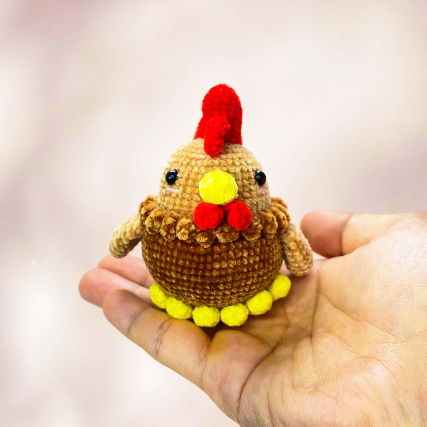 Handmade Crochet Turkey Plush | Chicken Decor | Cute Amigurumi Bird | Thanksgiving Gift | Fall Farm Animal | Crochet Turkey Toy