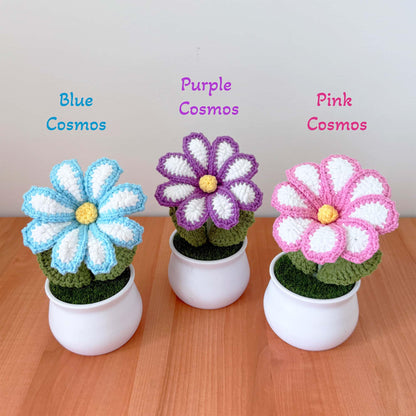 Handmade Crochet Flowers | Rose | Sakura | Daisy | Lemon | Lavender | Lily | Avocado | Lotus | Gifts under 15 dollars | Birthday Christmas