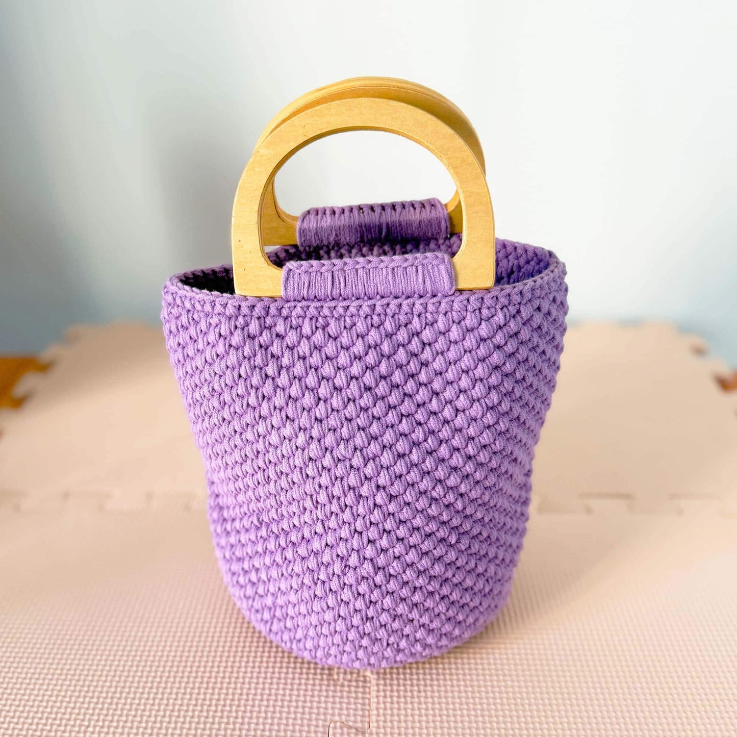 Handmade Crochet Grape Bag | Purple Crochet Tote | Fruit Design Purse | Cute Handbag | Knitted Grape Pouch | Unique Gift | Yarn Purse