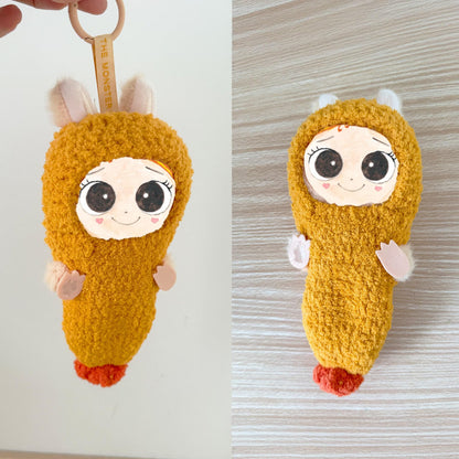 Crochet Doll Outfit Set: Halloween Bunny, Dinosaur, Witch Costume