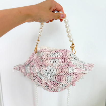 Handmade Crochet Spiral Shell Bag | Purse | Beachy Boho Bag | Cute Crossbody Accessory | Summer Fashion | Crochet Shoulder Bag | Gift Idea