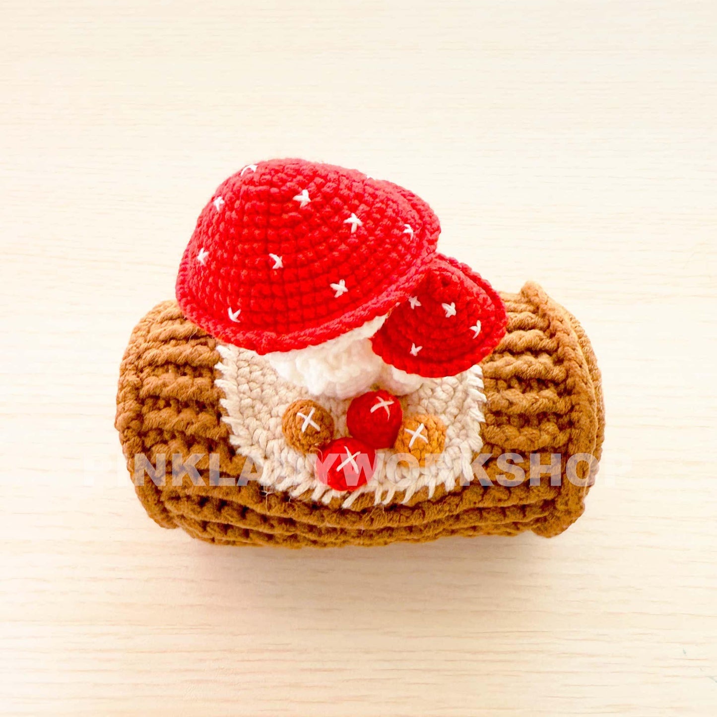 Handmade Crochet Mushroom Pot: Whimsical Home Decor