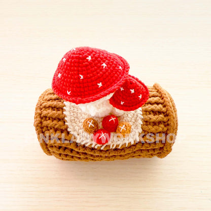 Handmade Crochet Mushroom Pot: Whimsical Home Decor