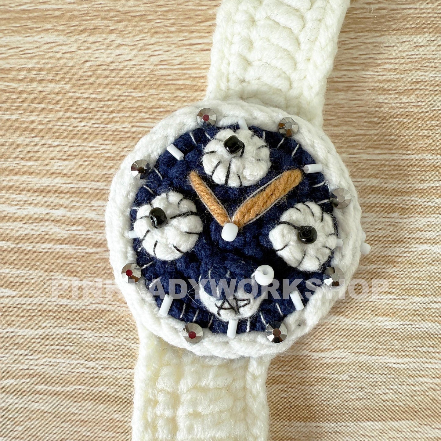 Handmade Crochet Rolex Watch | Green | Cute Crochet Toy | Crocheted Art | Gift for Boys | Father's Day | Boyfriend | Husband | Birthday