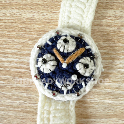 Handmade Crochet Rolex Watch | Green | Cute Crochet Toy | Crocheted Art | Gift for Boys | Father's Day | Boyfriend | Husband | Birthday