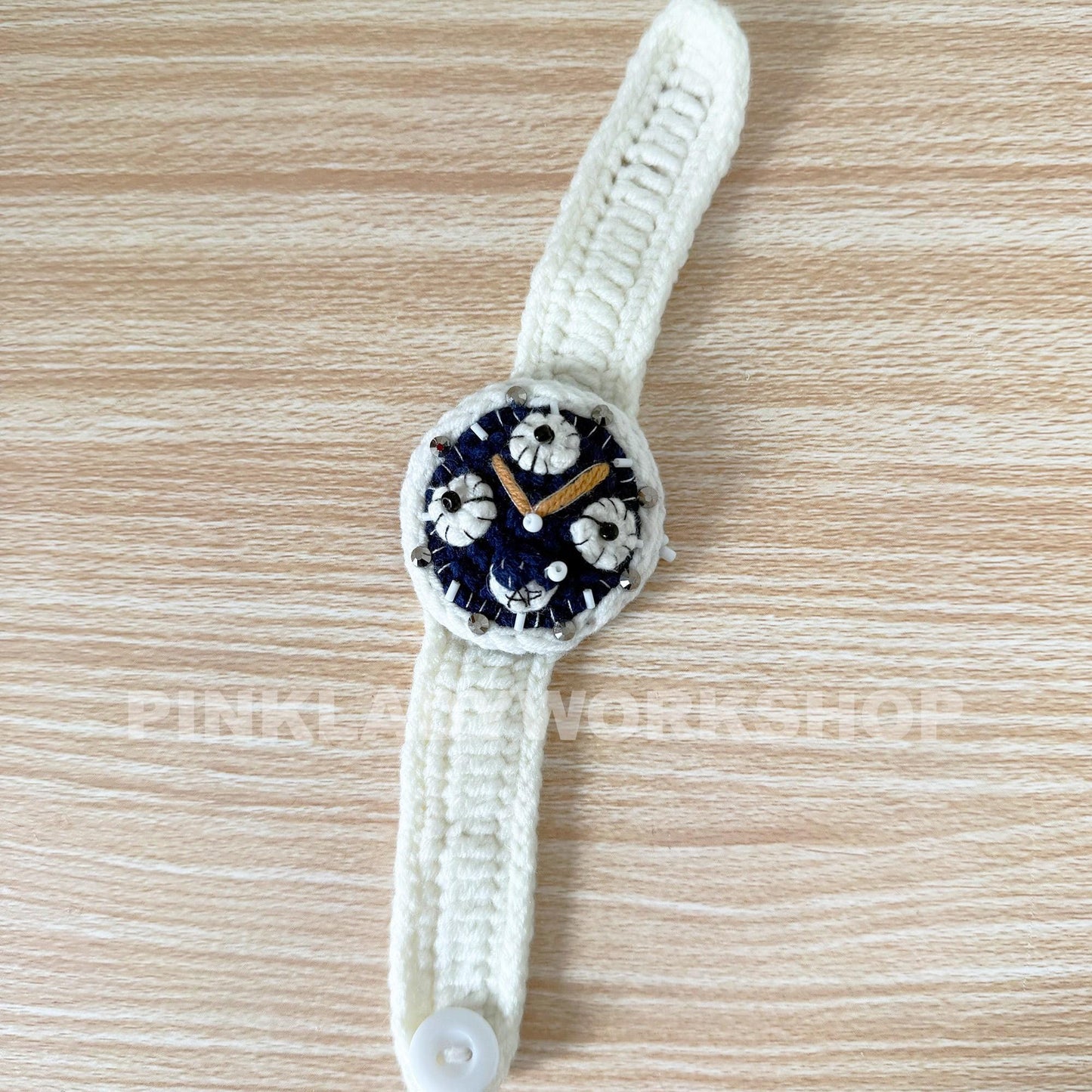Handmade Crochet Rolex Watch | Green | Cute Crochet Toy | Crocheted Art | Gift for Boys | Father's Day | Boyfriend | Husband | Birthday