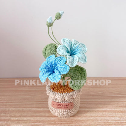 Crochet Vernicia Fordii Flower Pot: Handmade Yarn Plant Decor