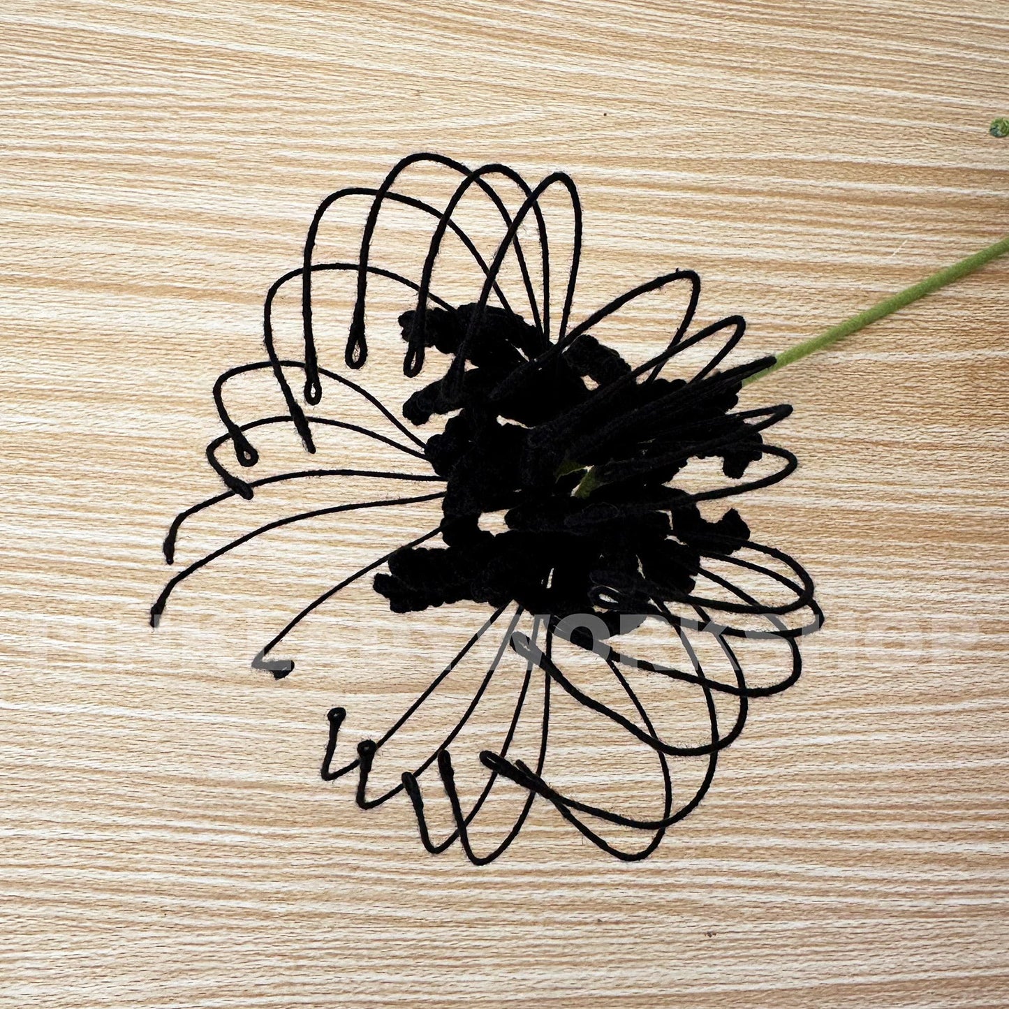 Crochet Red Spider Lily: Handmade Yarn Flower - Bold Floral Decor