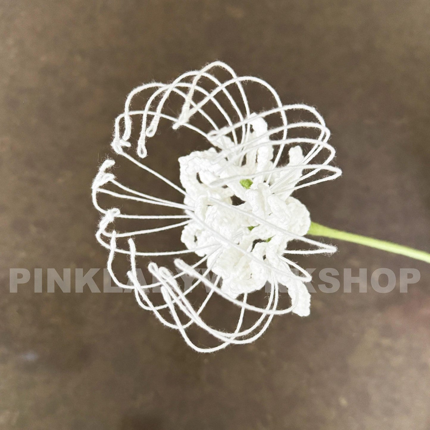 Crochet Red Spider Lily: Handmade Yarn Flower - Bold Floral Decor
