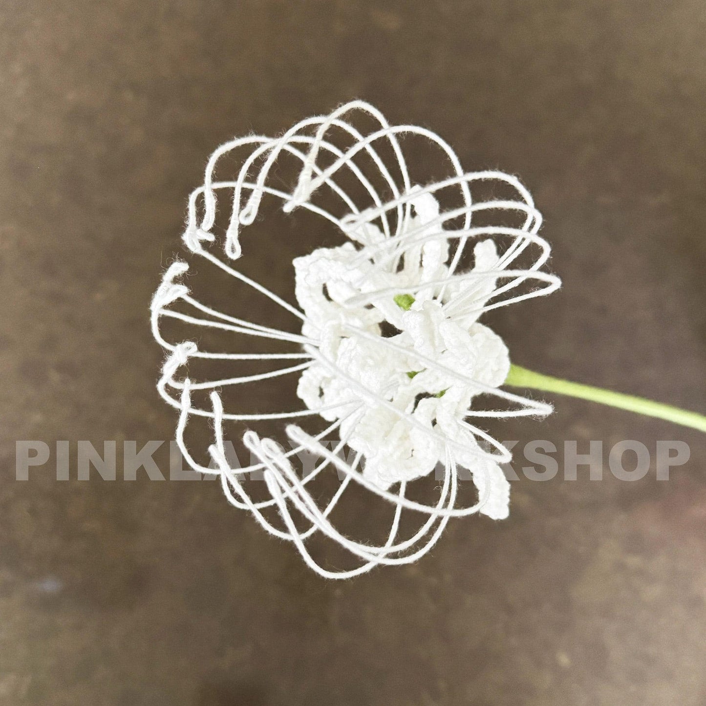 Crochet Red Spider Lily: Handmade Yarn Flower - Bold Floral Decor
