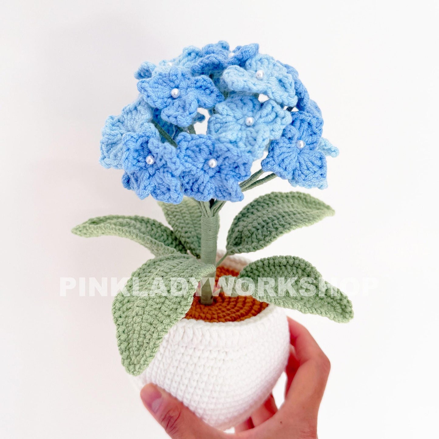 Handmade Crochet Hydrangea Plant: Crochet Flower Home Decor
