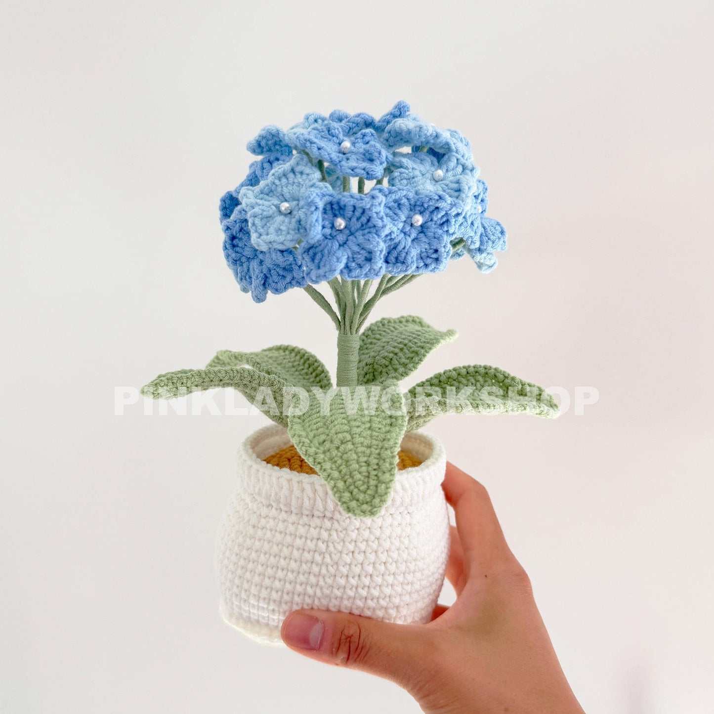 Handmade Crochet Hydrangea Plant: Crochet Flower Home Decor