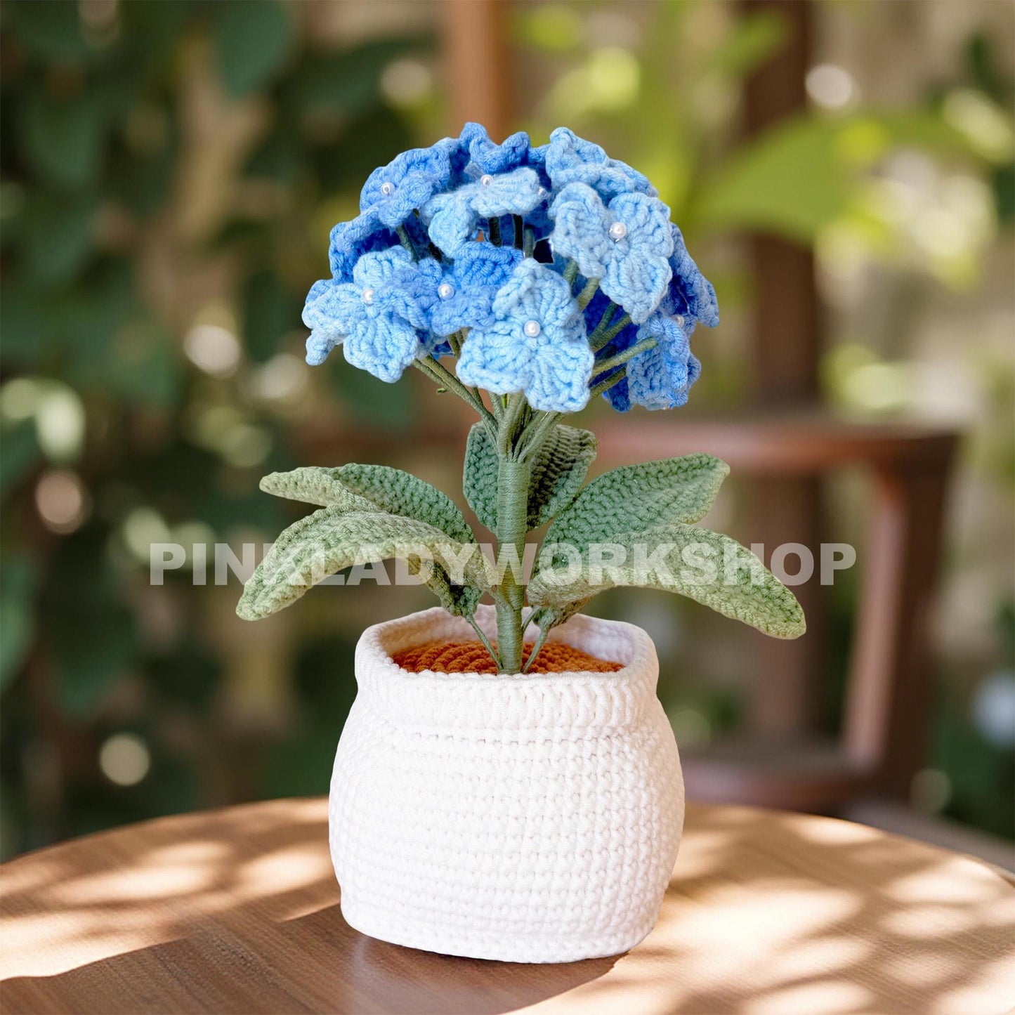 Handmade Crochet Hydrangea Plant: Crochet Flower Home Decor