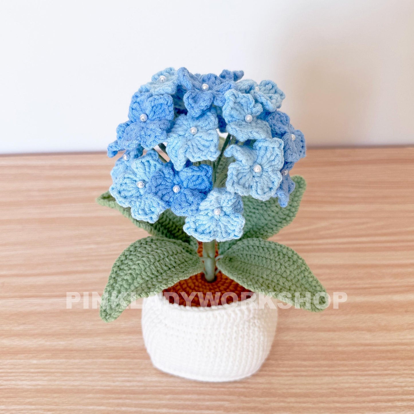 Handmade Crochet Hydrangea Plant: Crochet Flower Home Decor