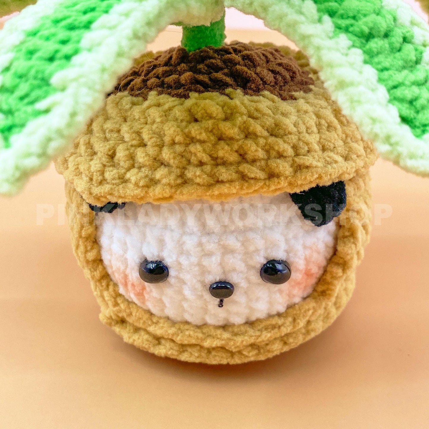 Crochet Plant Plushie with Face | Handmade Amigurumi Succulent & Tulip Pot | Cute Desk Decor, Gift, or Nursery Decoration