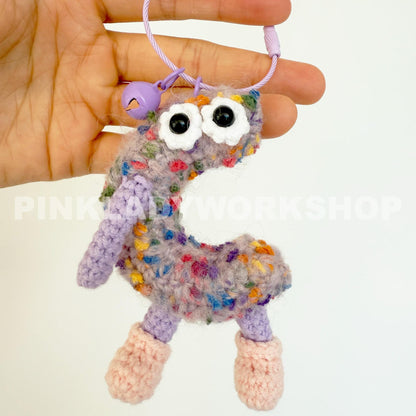 Crochet Alphabet Keychain Toy | Personalized Letter Keychain | Handmade Crochet Charm | Cute Bag Accessory | Gift for Kids & Friends