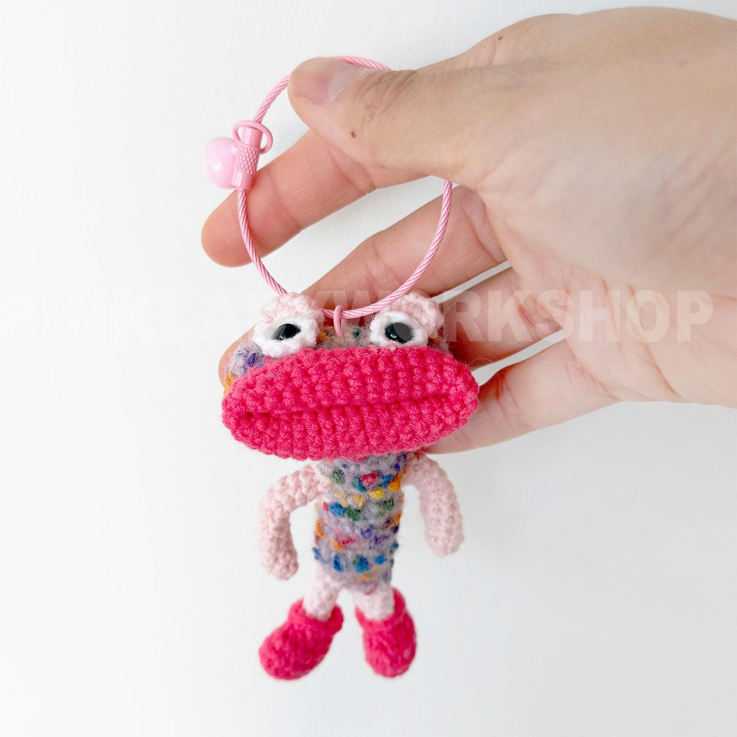 Crochet Alphabet Keychain Toy | Personalized Letter Keychain | Handmade Crochet Charm | Cute Bag Accessory | Gift for Kids & Friends