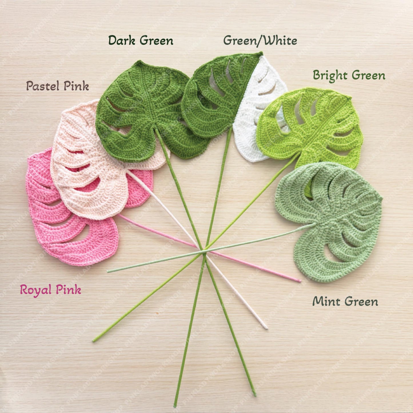 Handmade Crochet Monstera Plant: Decorative Yarn Home Decor